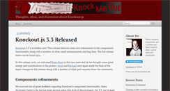 Desktop Screenshot of knockmeout.net