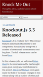 Mobile Screenshot of knockmeout.net